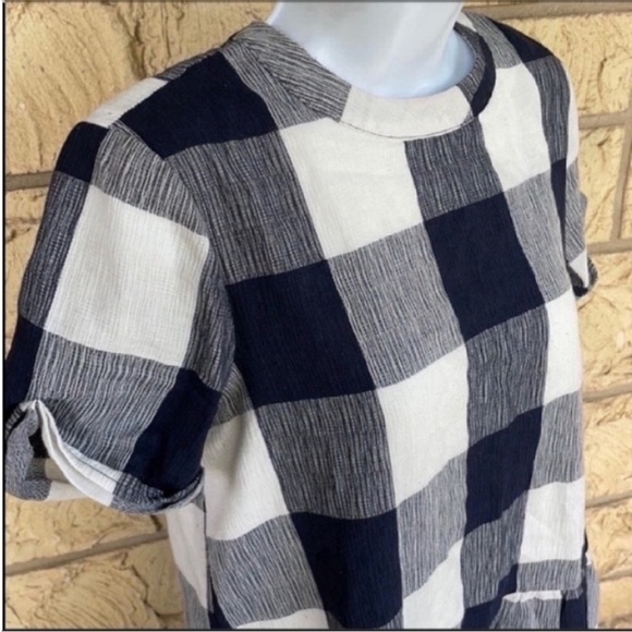 Anthropologie Plaid shift Dress Navy Buffalo Maeve
Size Small oversized - Picture 5 of 14